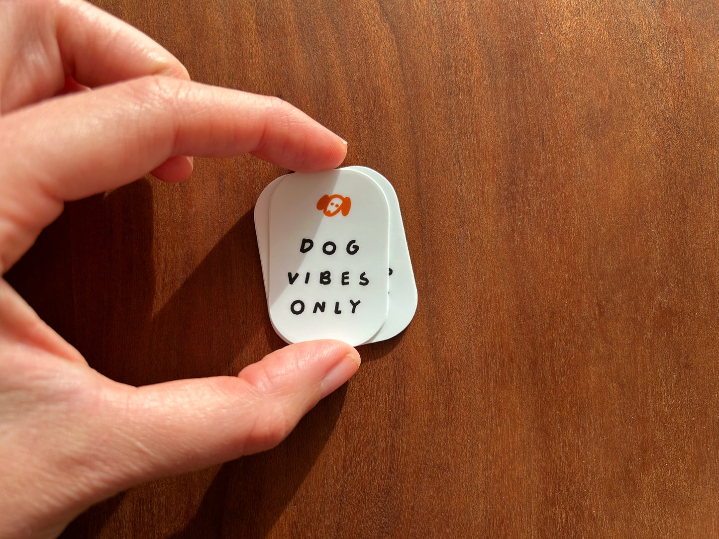 Sticker Dog Vibes Only