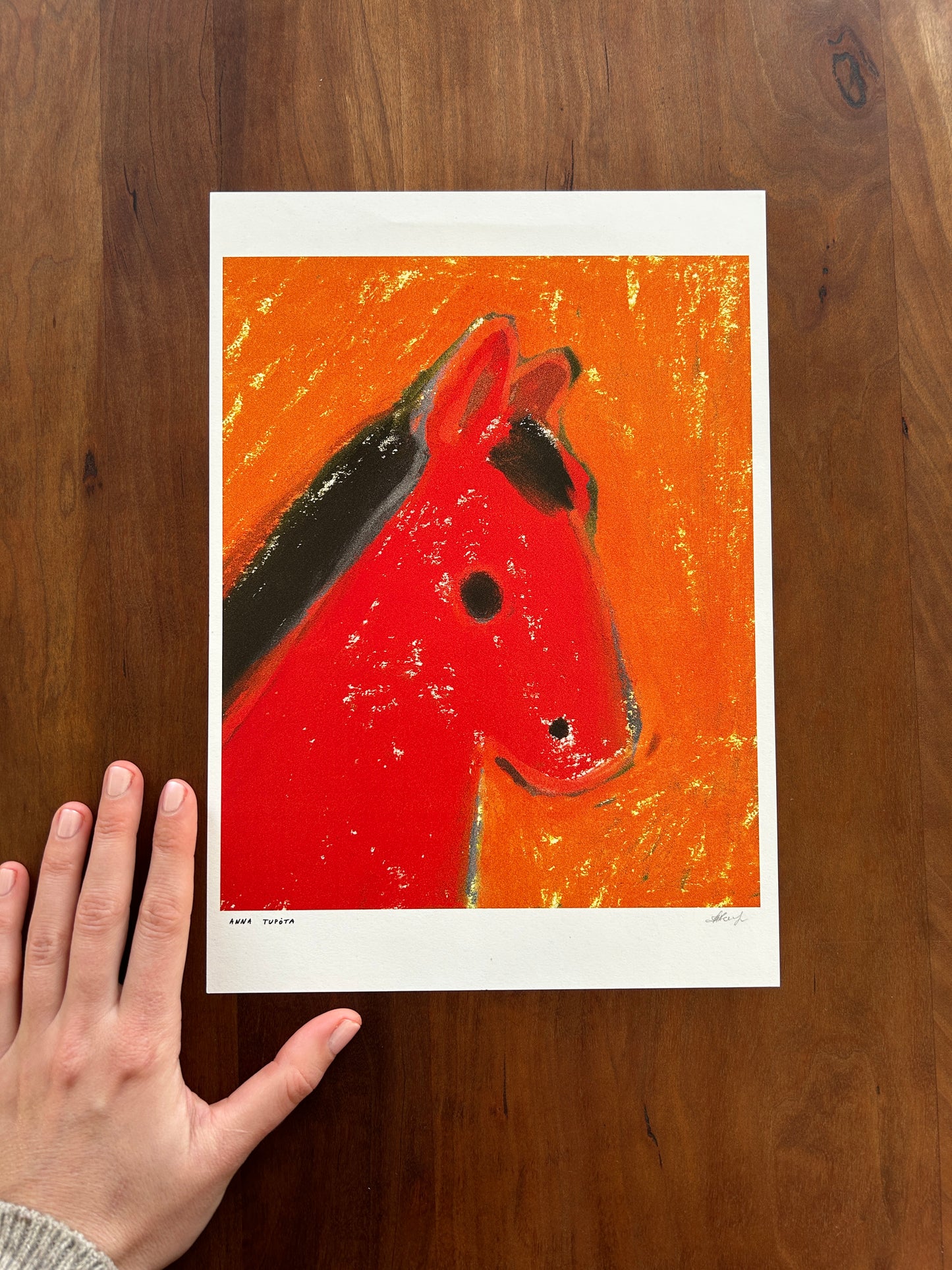 Print Red Horse