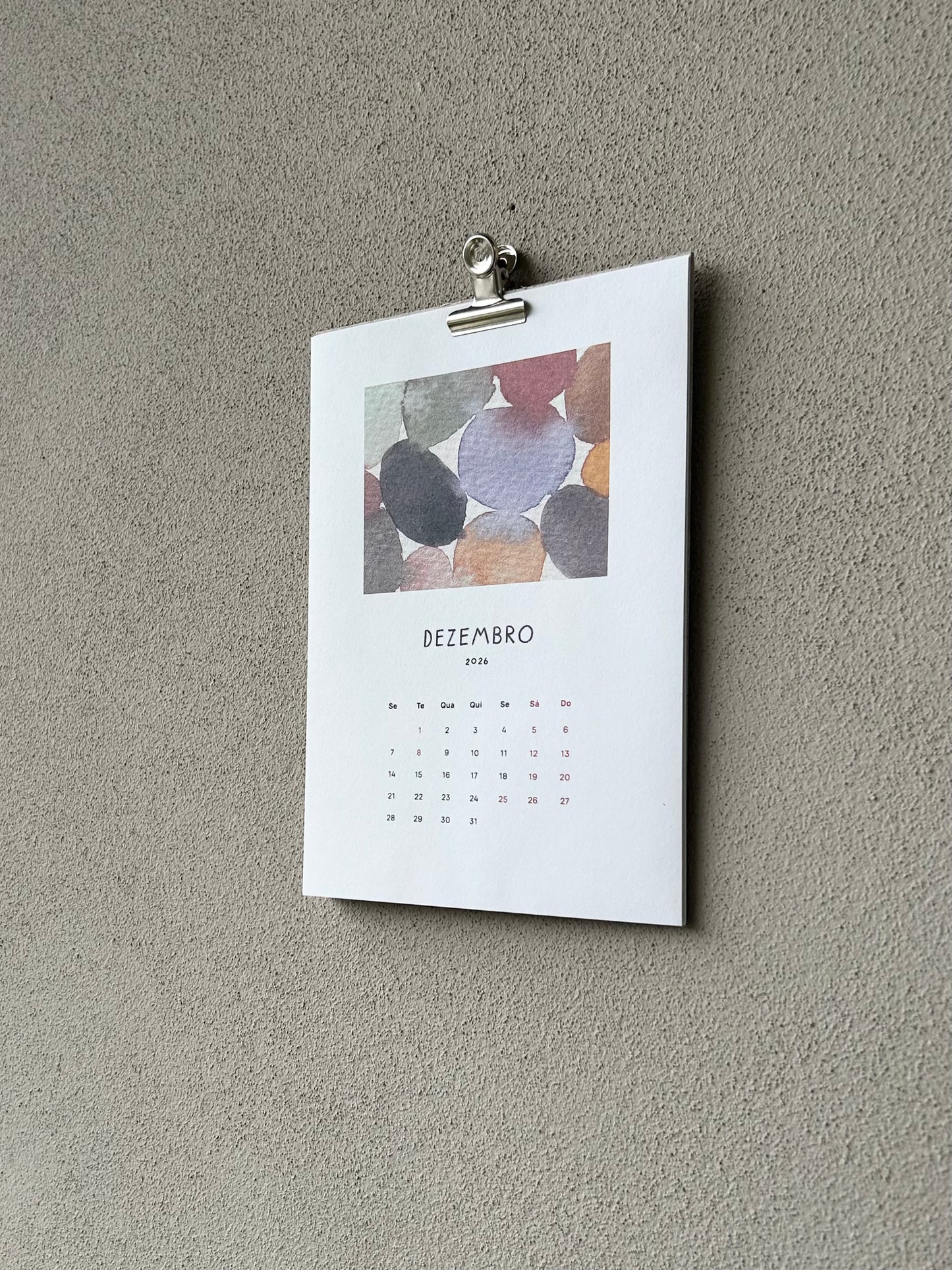 Wall/Desk Calendar 2026