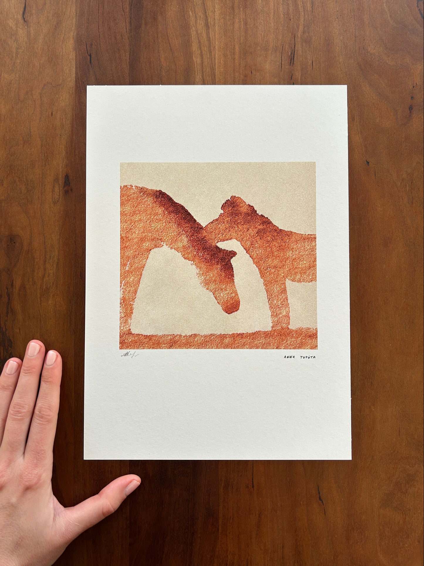 Print A4 Two Horses