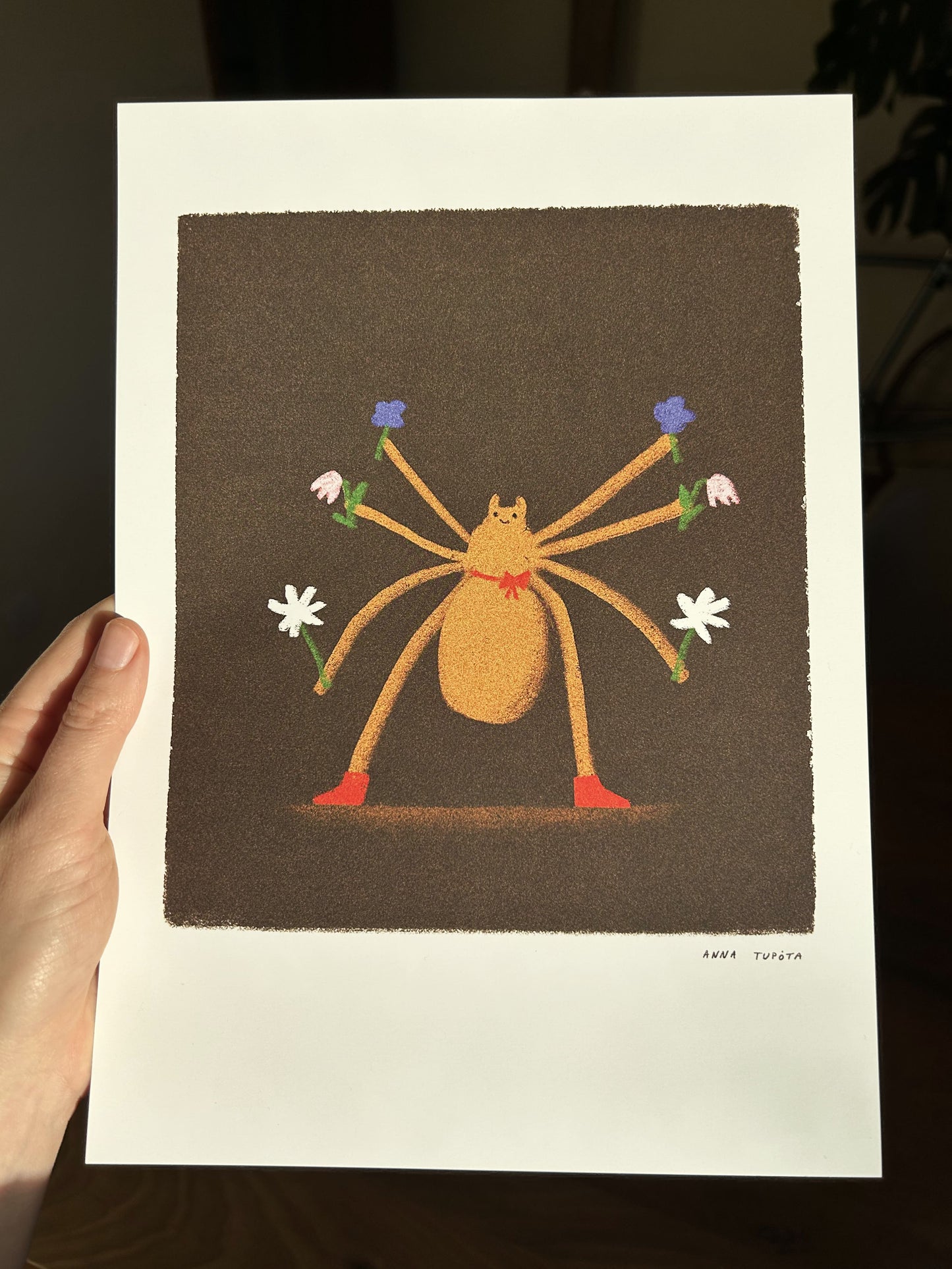 Print A4 Cute Spider