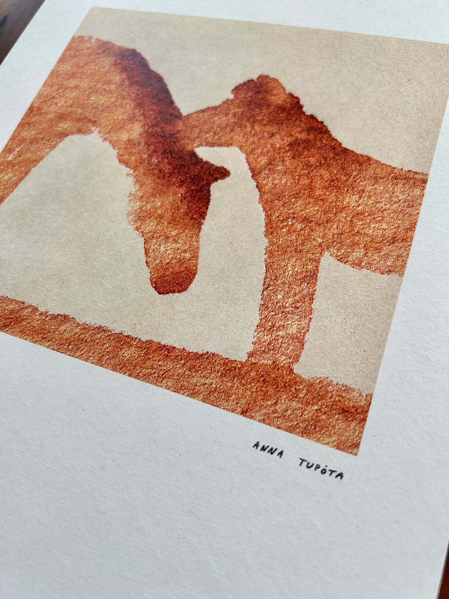 Print A4 Two Horses