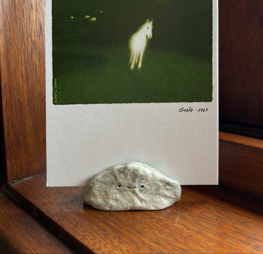 Cute Pebble Postcard & Photo Holder