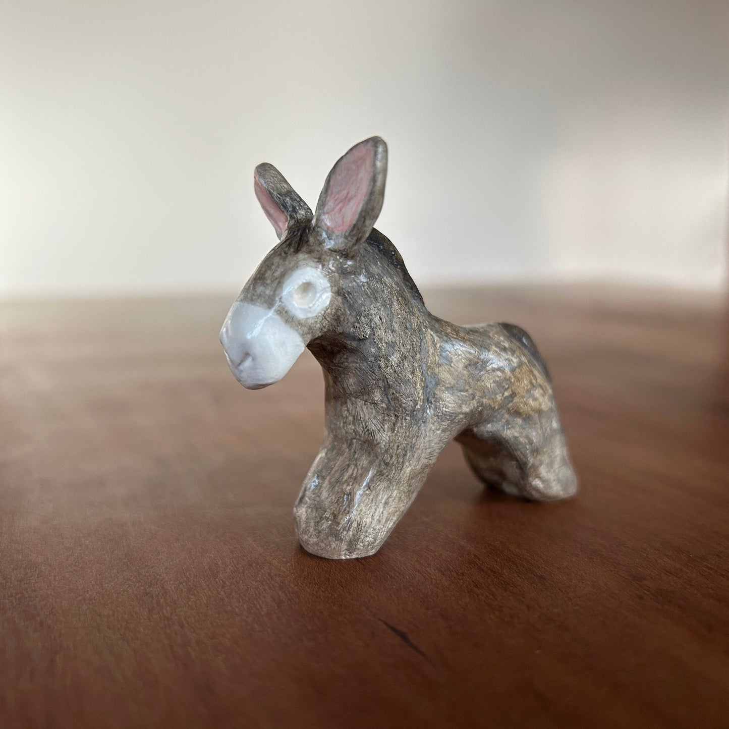Figurine Gray Donkey