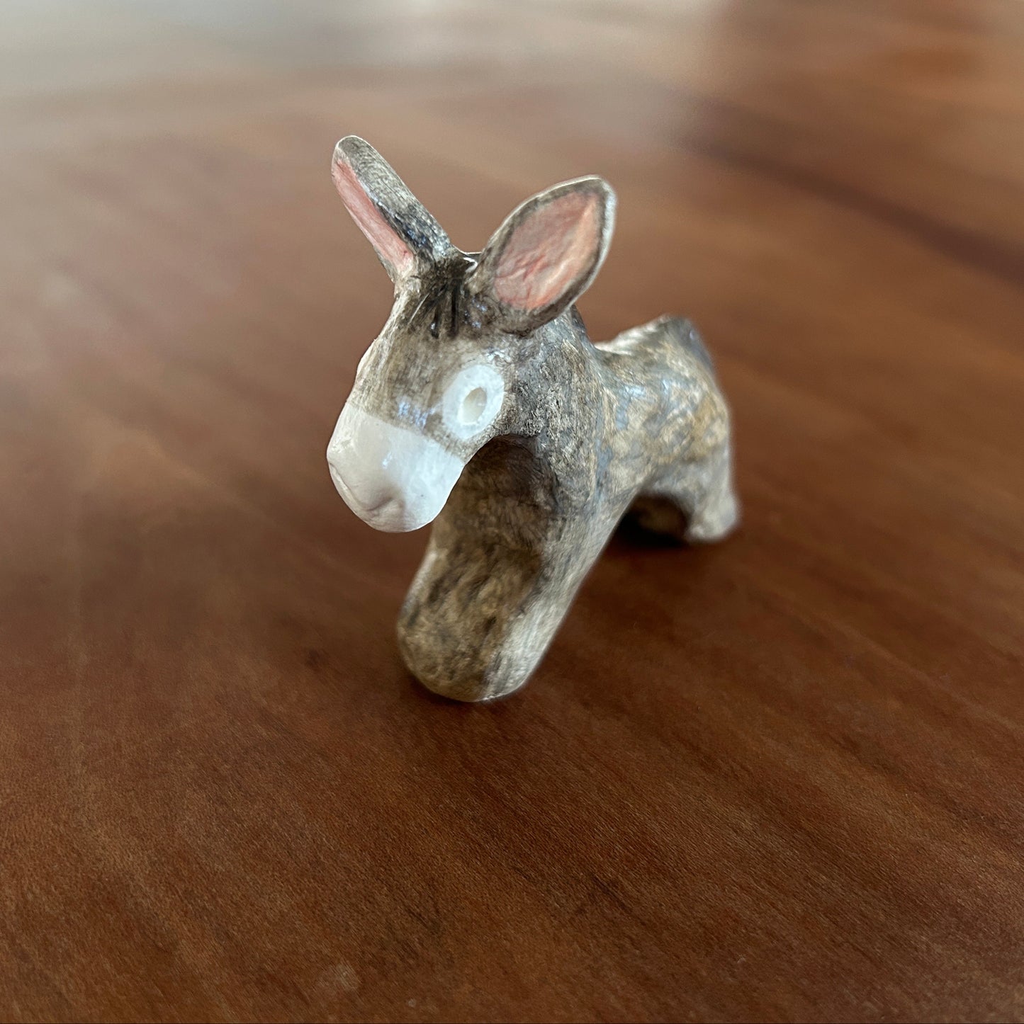 Figurine Gray Donkey