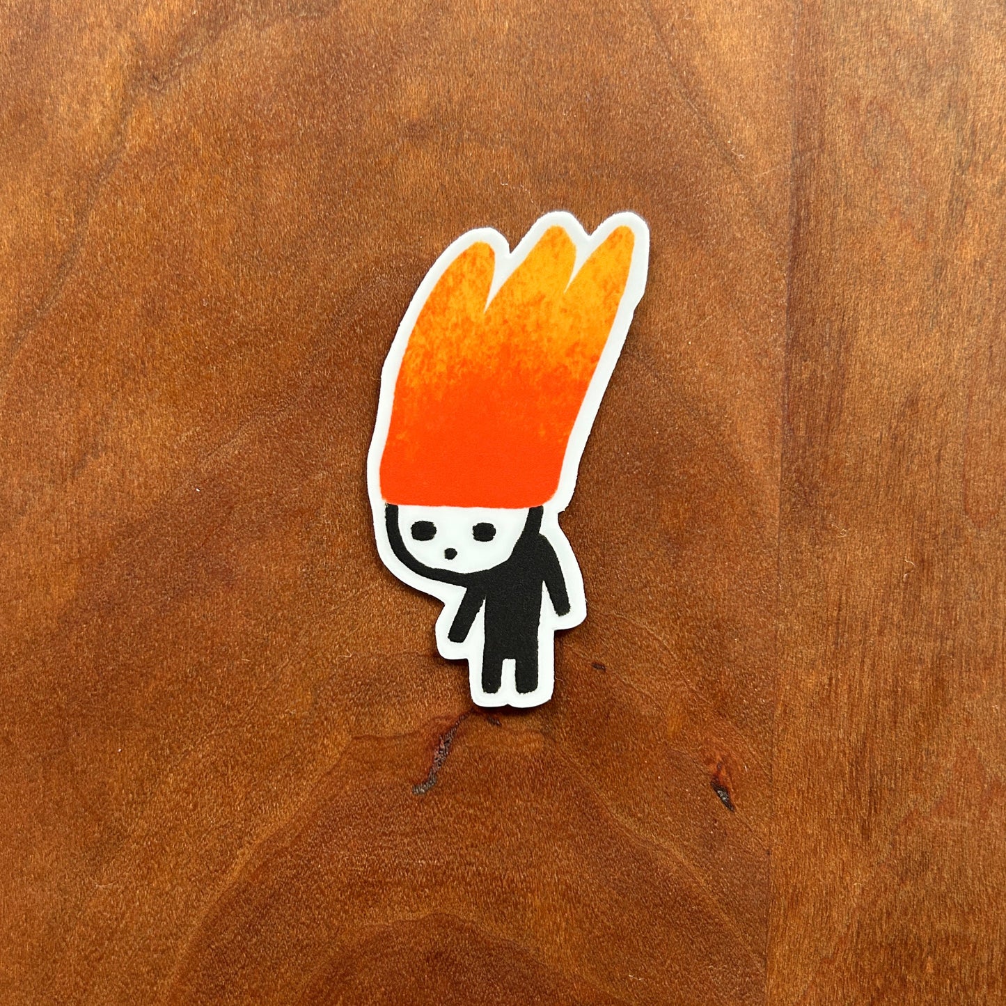 Sticker Burning Man