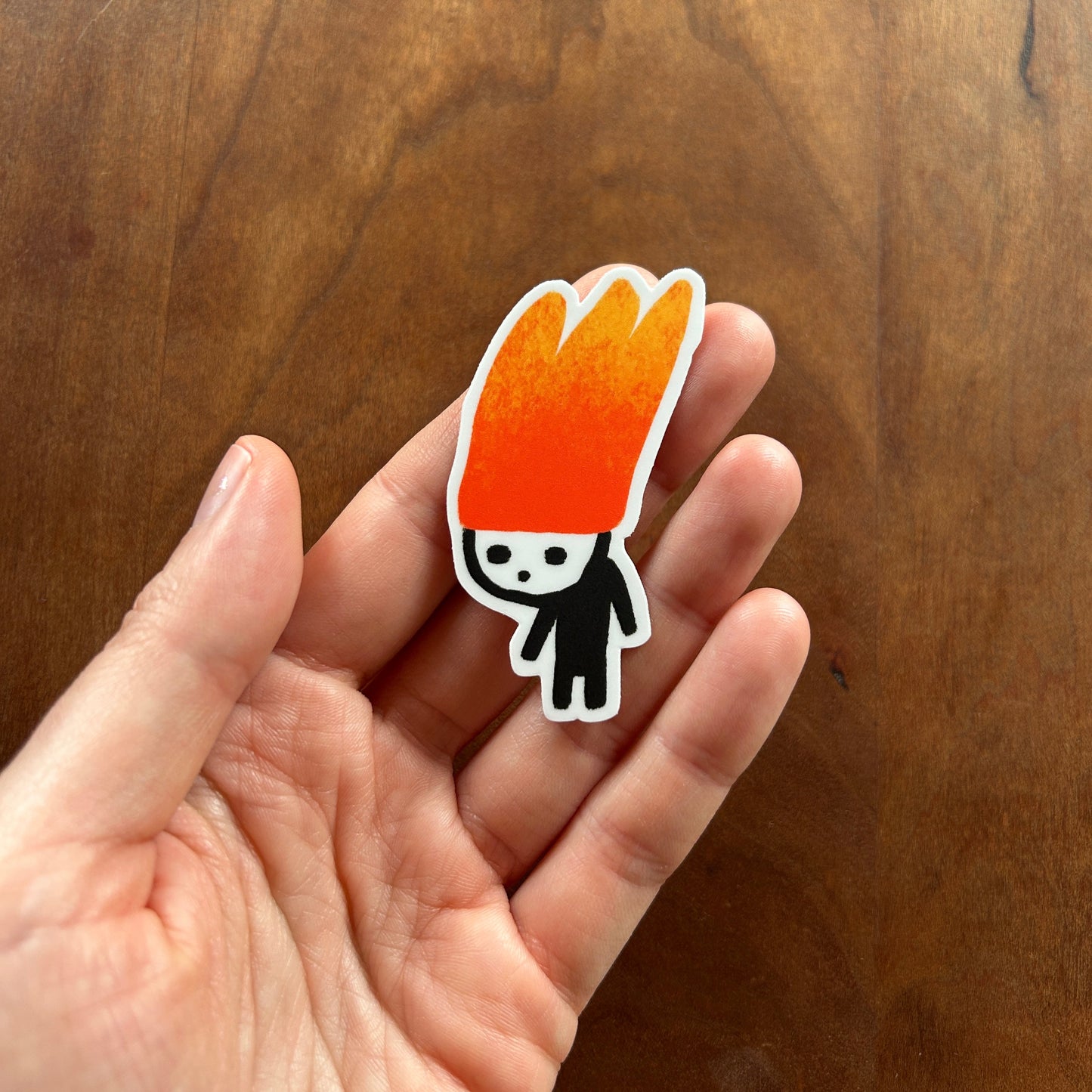 Sticker Burning Man