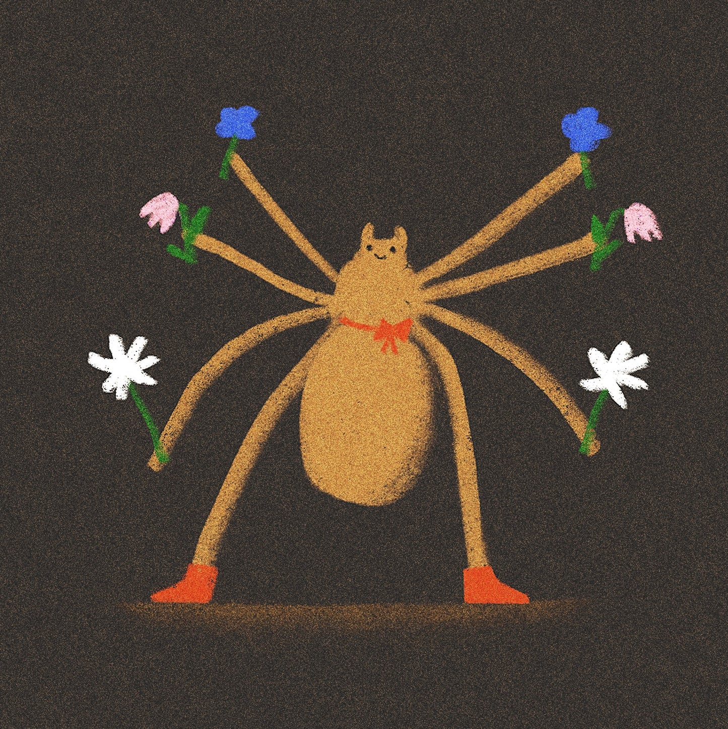 Print A4 Cute Spider